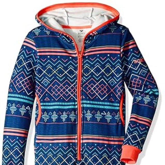 Roxy girls Cozy Up Hooded One Piece - sodalite blue asta fairisle - Picture 5 of 6